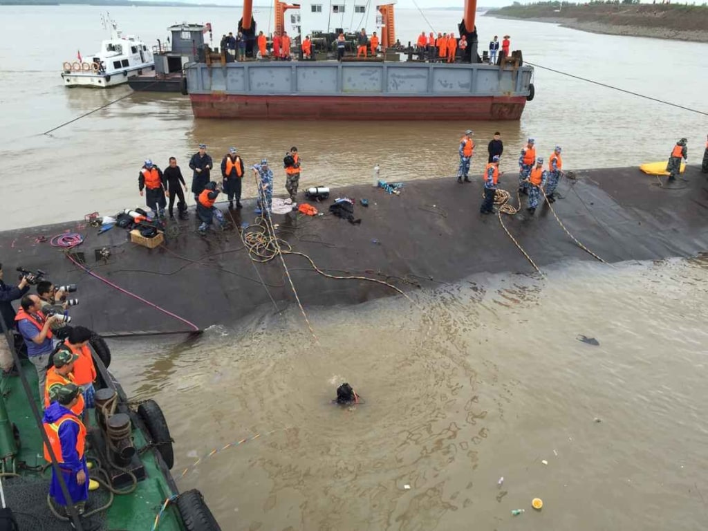 China Ship Capsize Rescuers Cut Holes In Hull But Find No Survivors