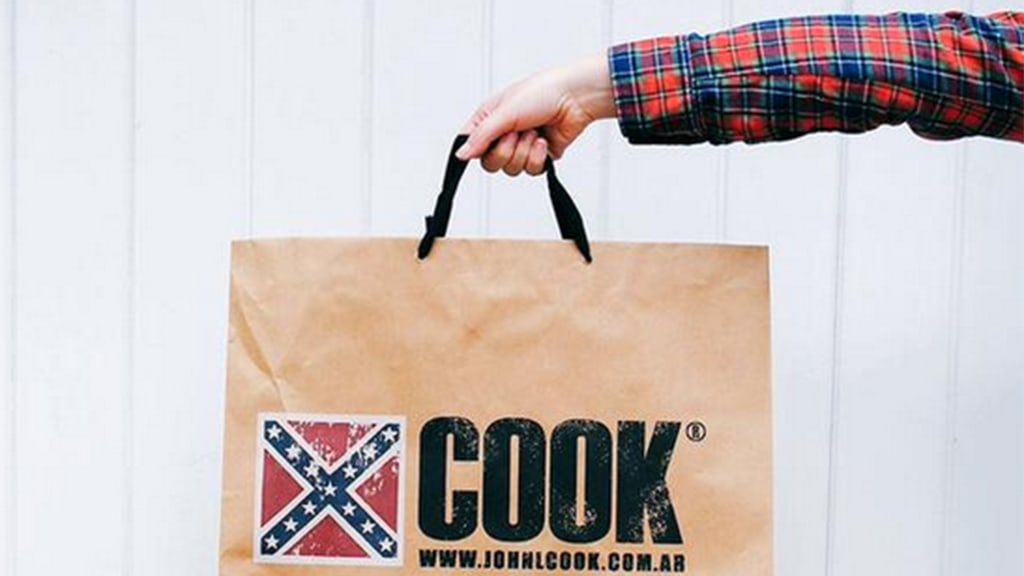 Argentinian fashion brand John L. Cook s Confederate flag logo stirs