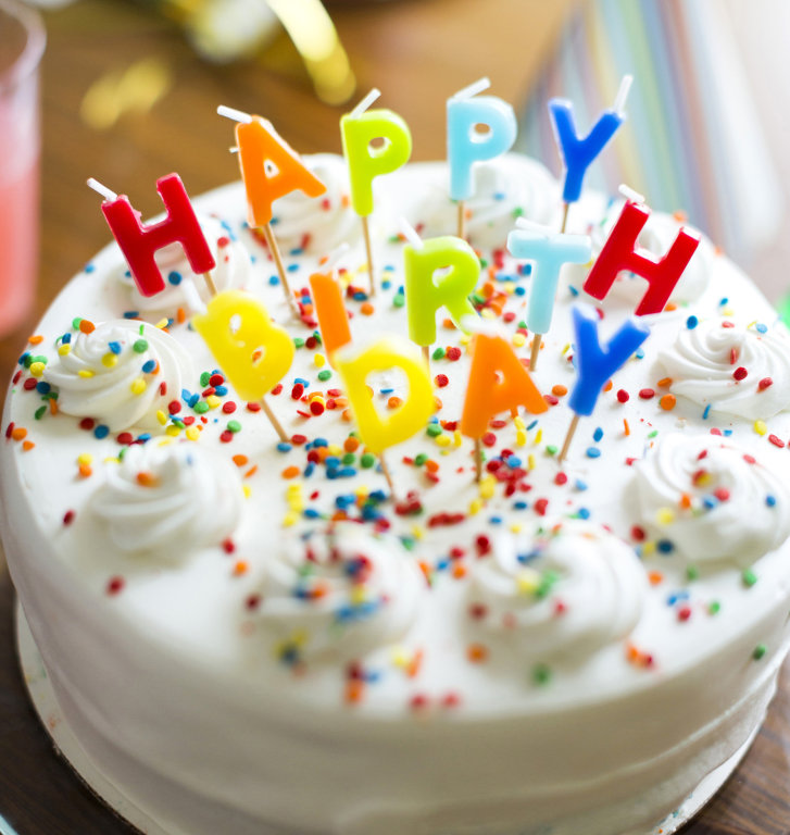 Add Your Photos On Happy Birthday Background, Cake, Candles, Balloons  ID:733539