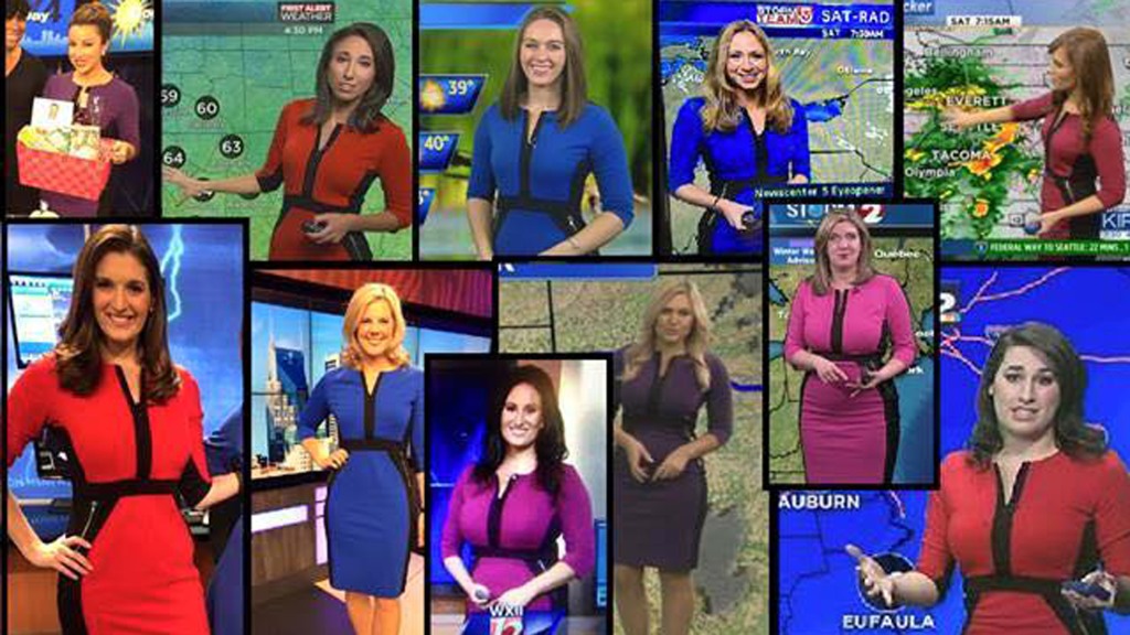 Why meteorologists nationwide wear this same dress