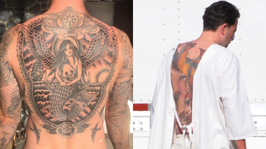 Is Ben Afflecks Giant Back Tattoo of a Phoenix Real An Investigation