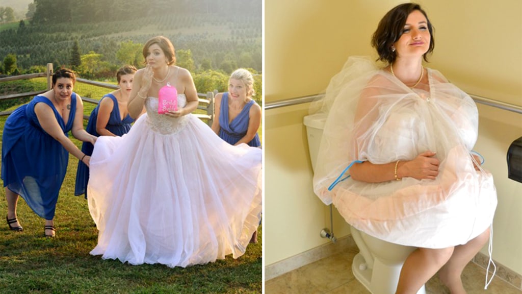 Bridal Buddy: an invention that helps brides with THAT little wedding day  problem