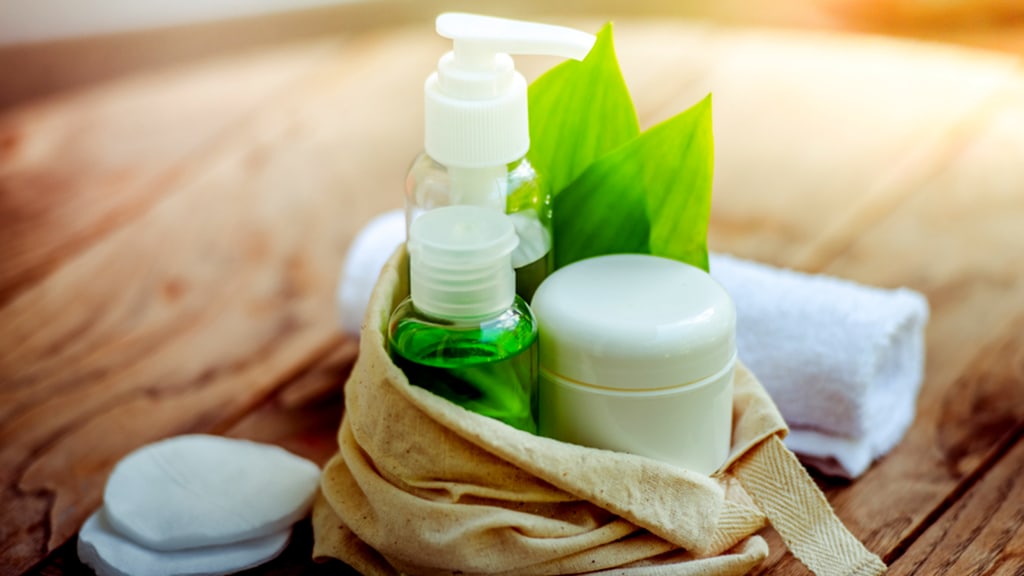 Natural products shop for skin