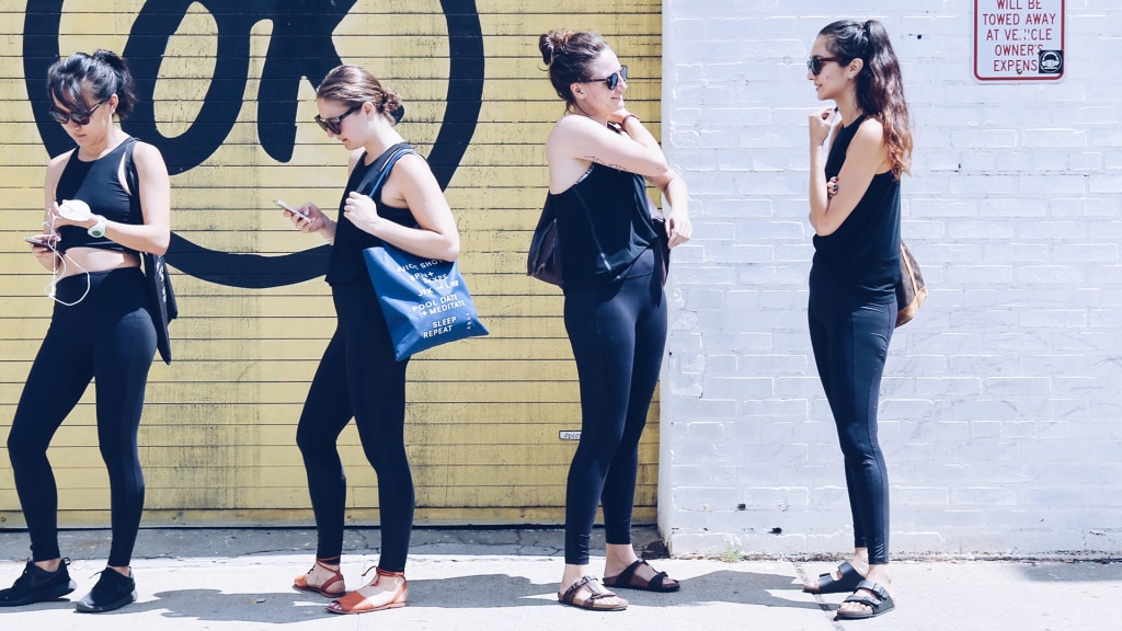 Why the ADAY 'Throw and Roll' leggings have a 2,000-person waitlist
