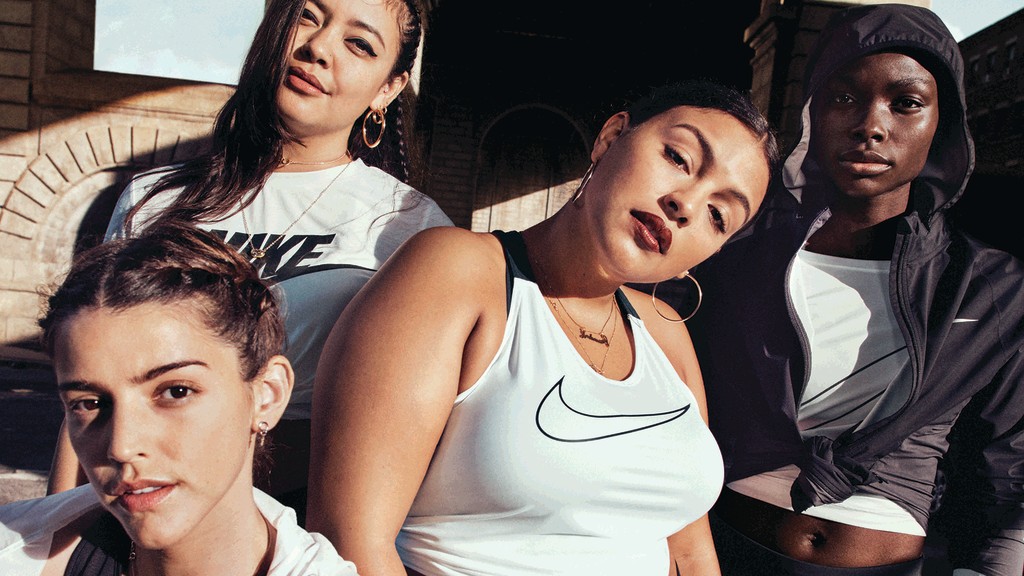Nike's new plus-size line offers sizes to 3X and 38E