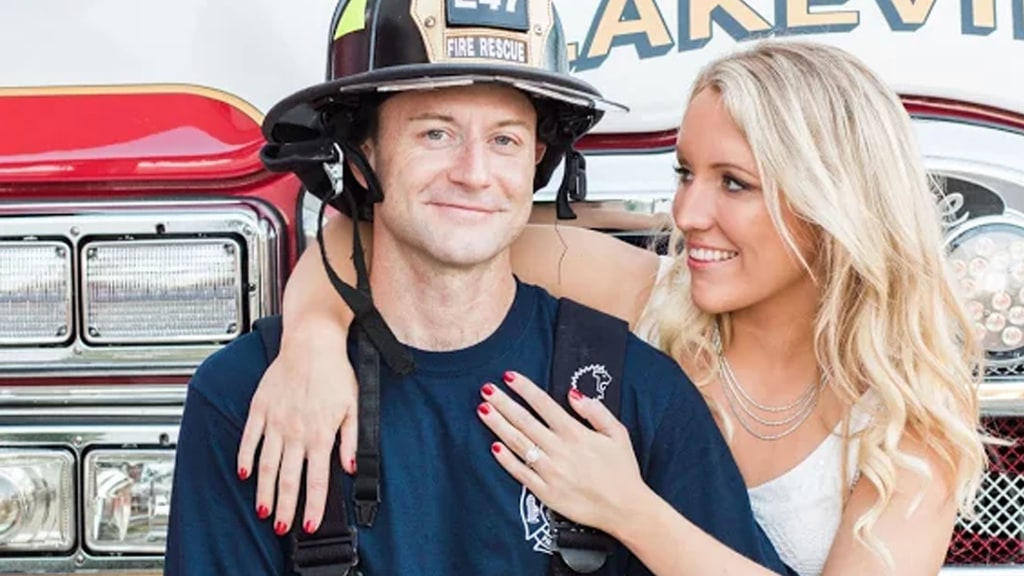 Woman marries paramedic who helped save her life after brutal attack