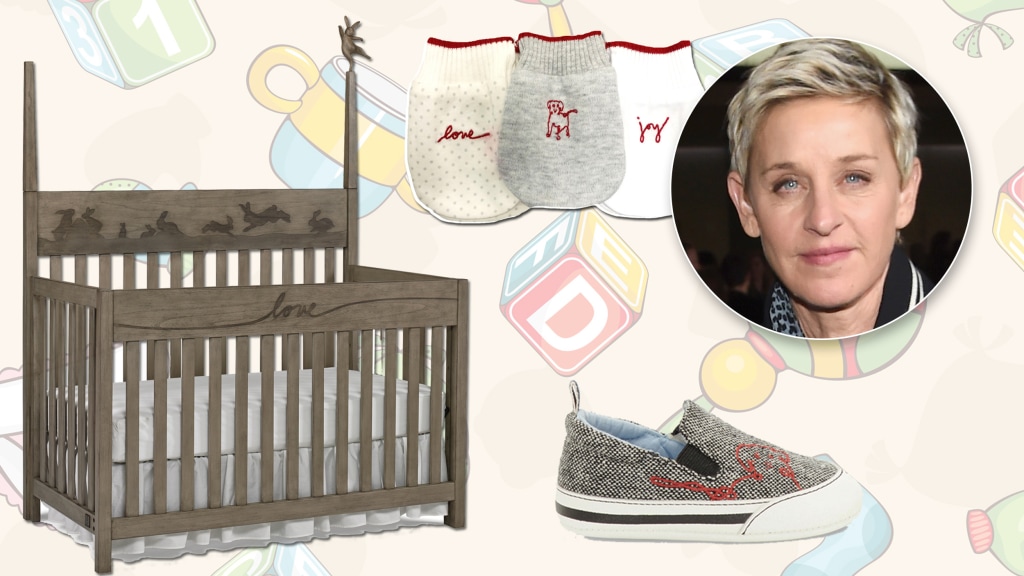 Ellen degeneres baby cribs discount