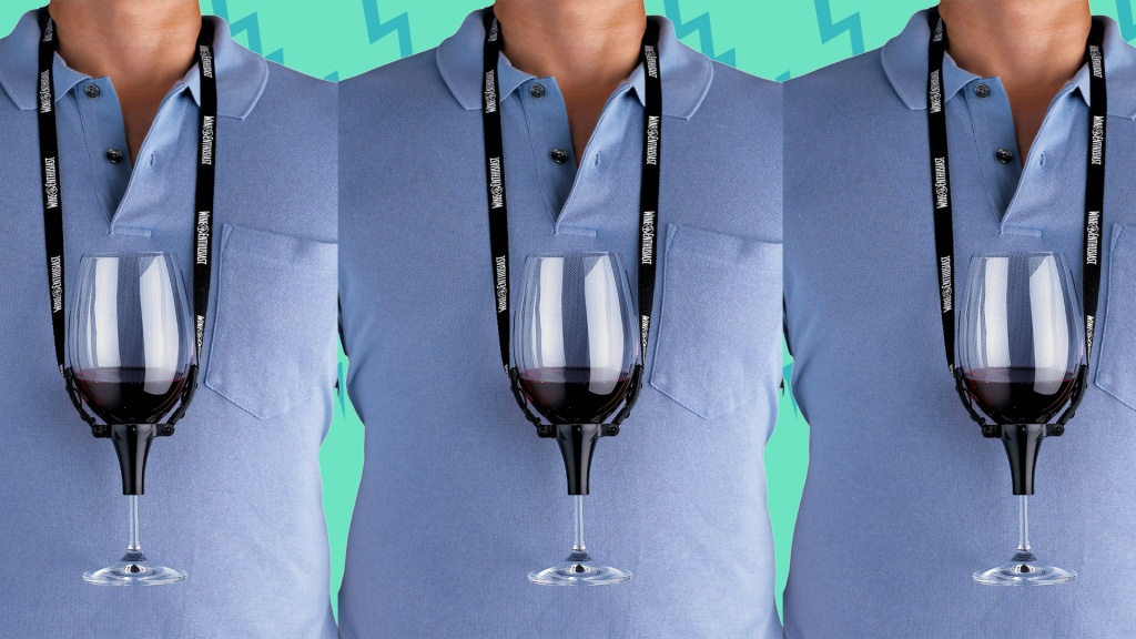Wine glass neck 2025 holder