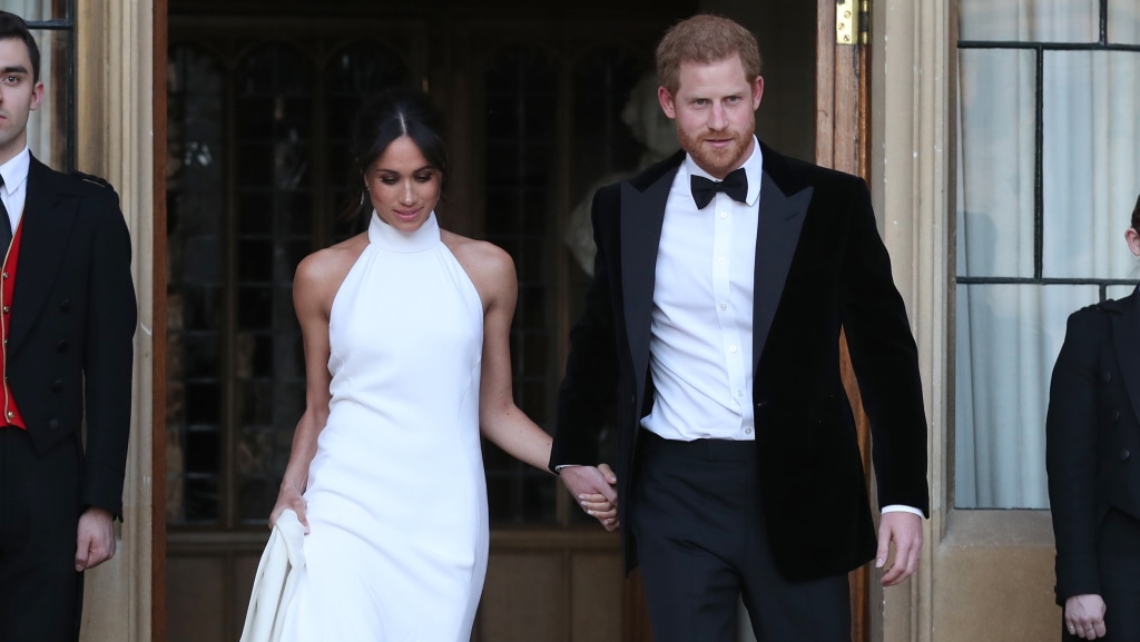 Meghan markle's sales 2nd wedding dress