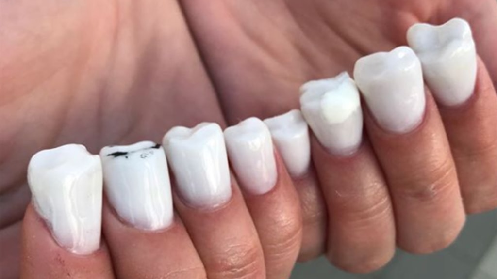 46 Cute Acrylic Nail Designs You'll Want to Try Today | Gel nails, Simple  nails, Nails