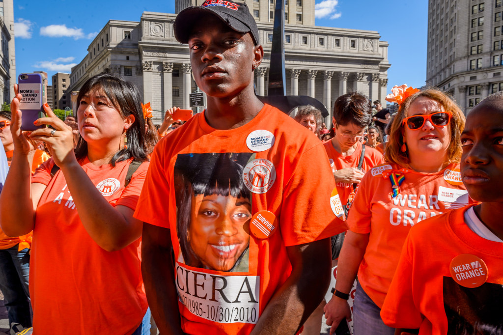 Orange t shirt against gun hot sale violence