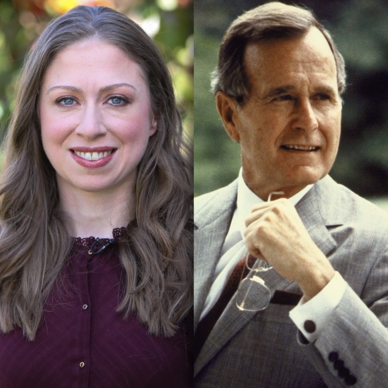 Chelsea Clinton recalls the 1st time she met George H.W. Bush
