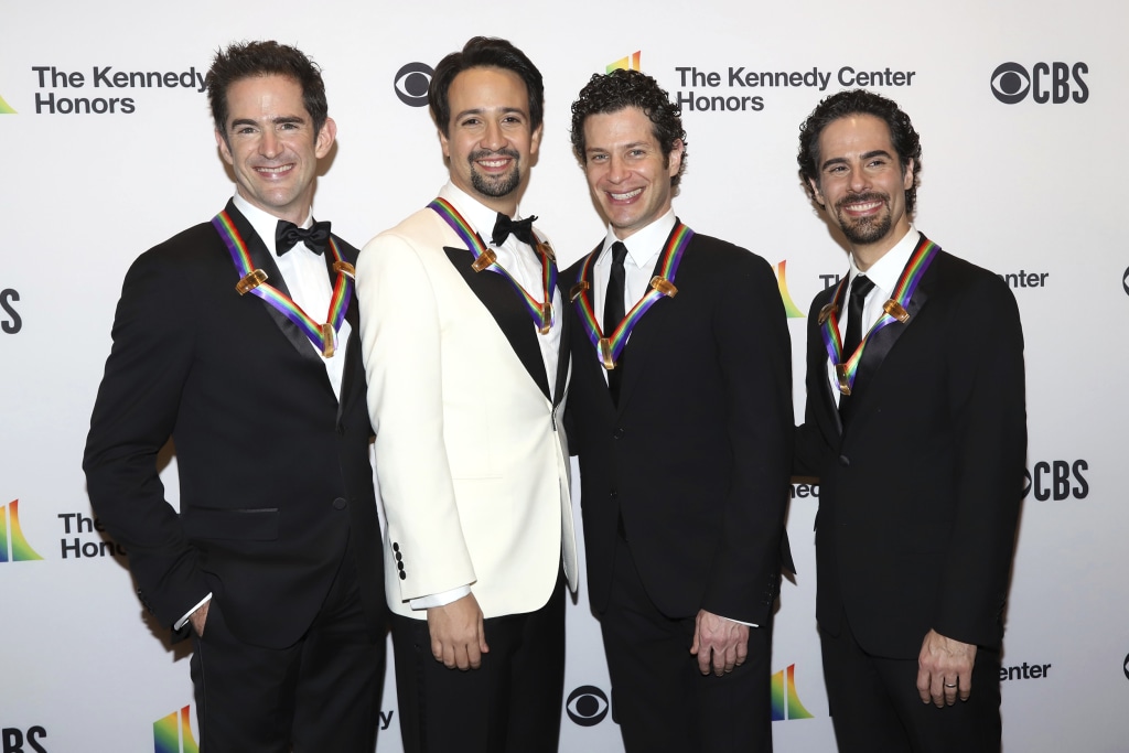 Lin Manuel Miranda Hamilton creators awarded first of its kind Kennedy Center honor