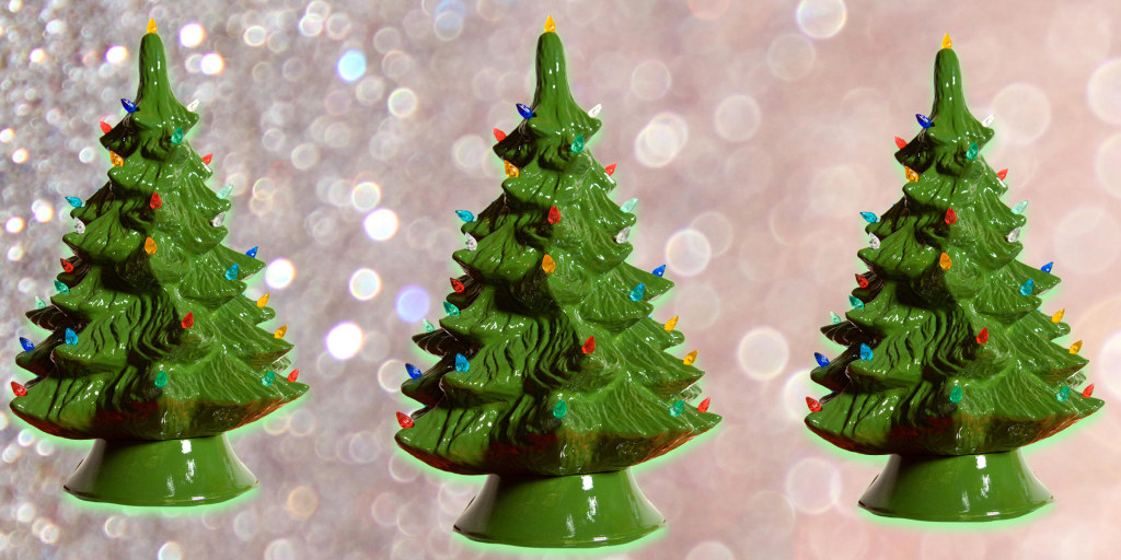 1960 Vintage Ceramic Christmas Tree