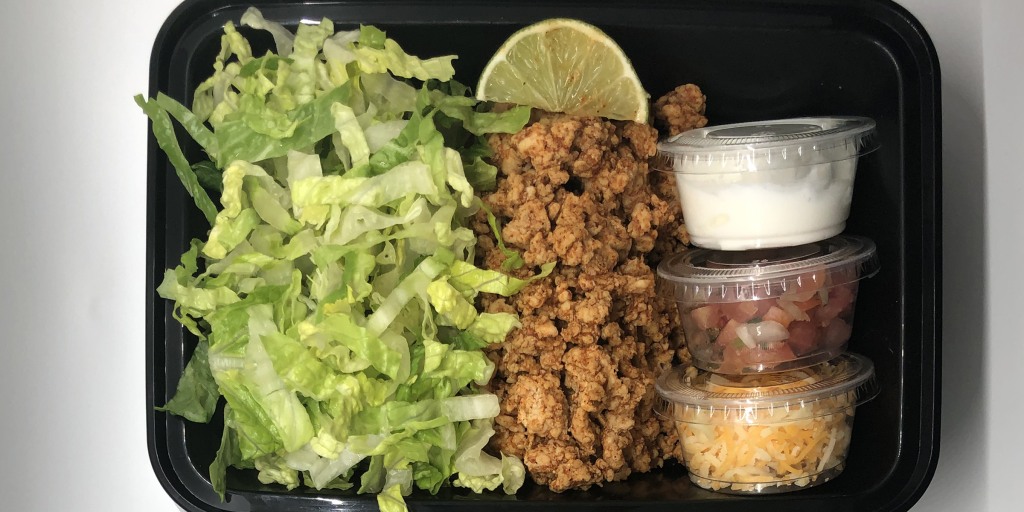 Turkey Taco Salad Meal Prep - Damn Delicious