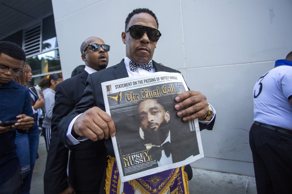 Celebs Pay Their Respects At Nipsey Hussle's Memorial Service