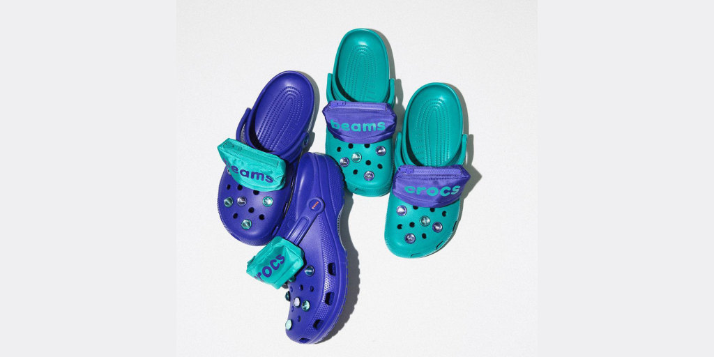 Crocs with bum hot sale bags