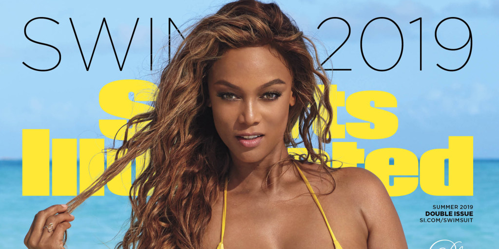 Tyra Banks returns as a Sports Illustrated Swimsuit cover model at 45