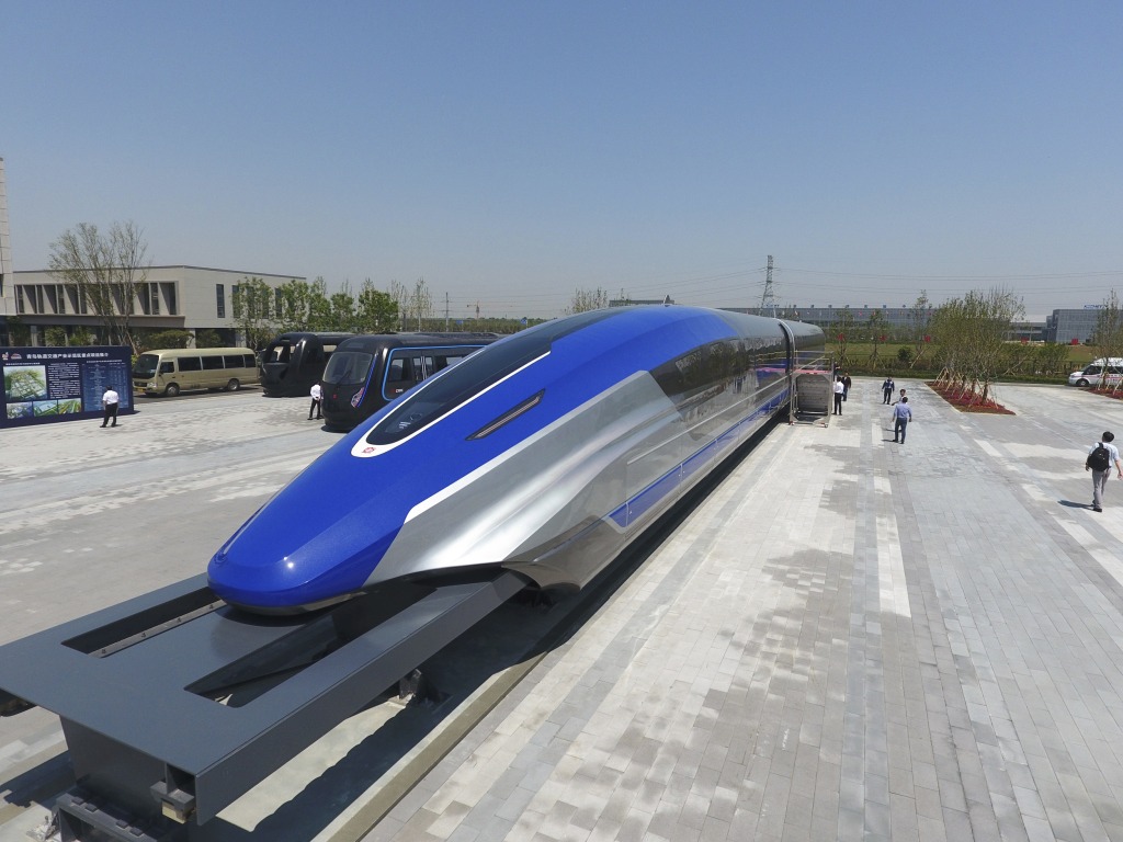 China's new high-speed train will 'float' over tracks to hit 370