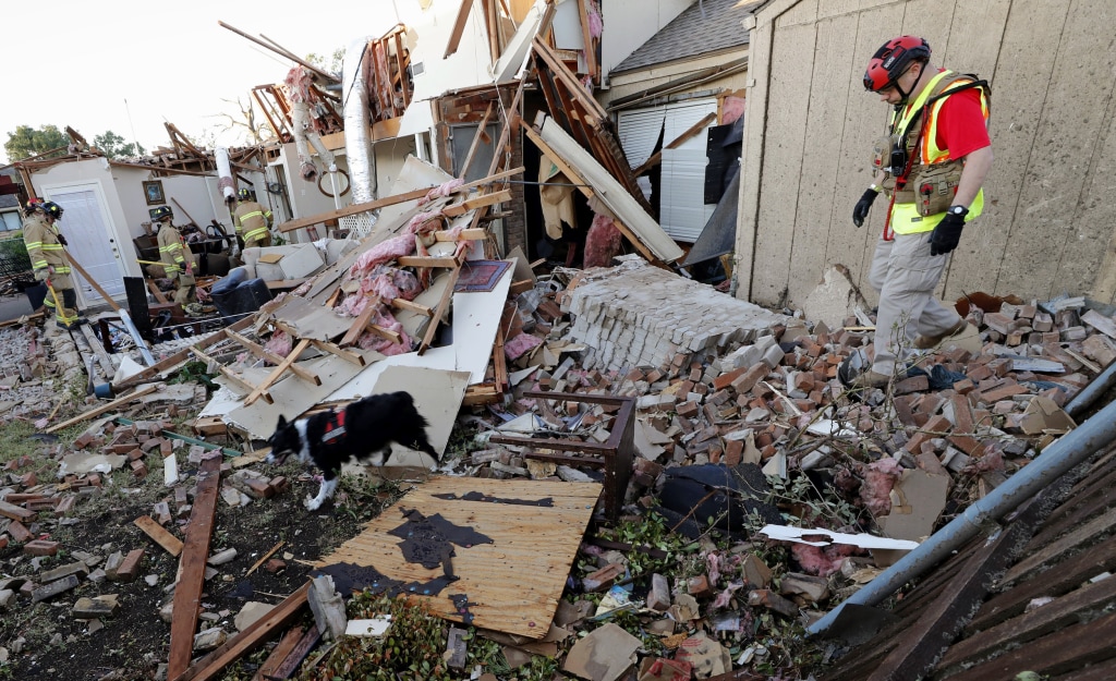 The Cowboys were playing a game while Sunday's tornadoes hit Dallas, now  it's their mission to provide relief