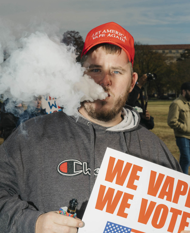 Could Trump's re-election go up in a puff of 'smoke'? Vapers say watch out.
