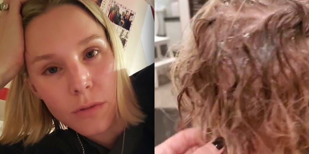 Kristen Bell's daughter washes hair with Vaseline