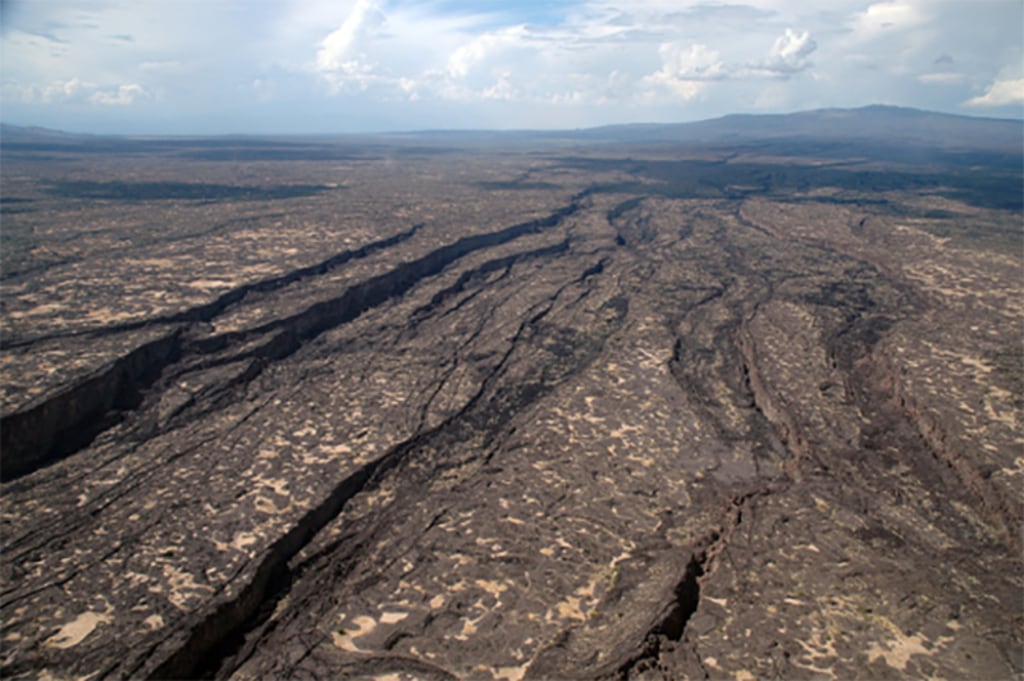 The African continent is very slowly peeling apart. Scientists say a new  ocean is being born.