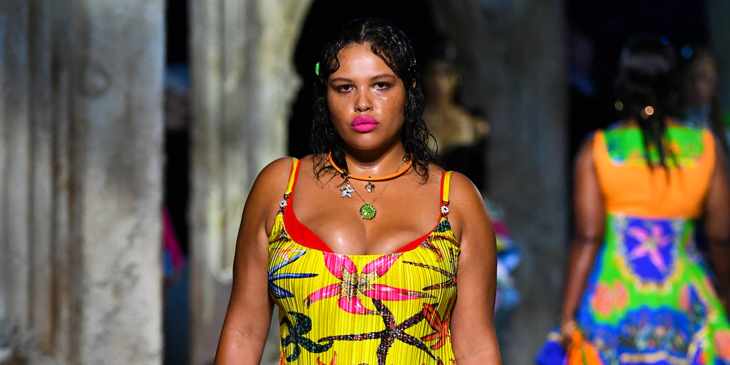 Versace plus size dress sale