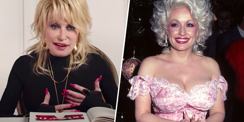 Dolly Parton looks at iconic outfits in Vogue interview