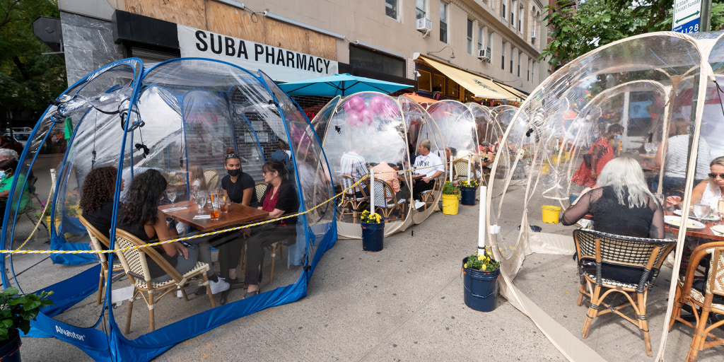 Are outdoor dining igloos safe What experts want you to know