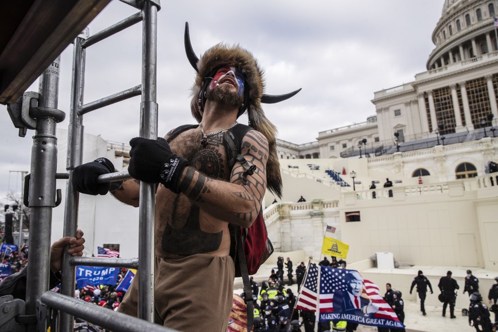 Pro-Trump Capitol rioters like the 'QAnon Shaman' looked