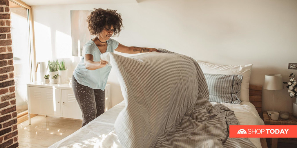 Replace Your Bedding, Easiest Way To Change A Double Duvet Cover