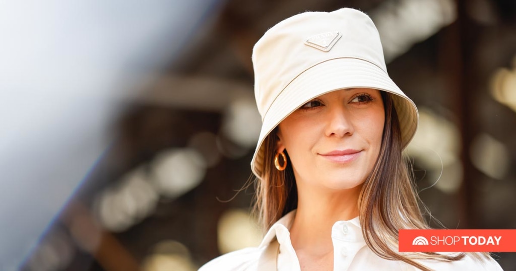 Dantiya Womens Cotton Solid Sun Hat Bucket Hats with Bow