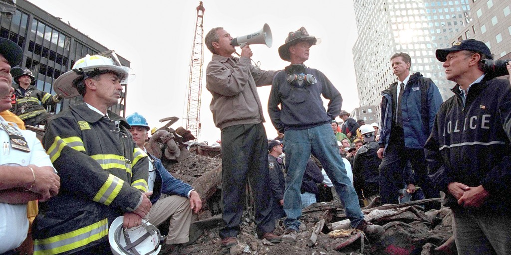 Former White House chief of staff on Bush's bullhorn speech after 9/11