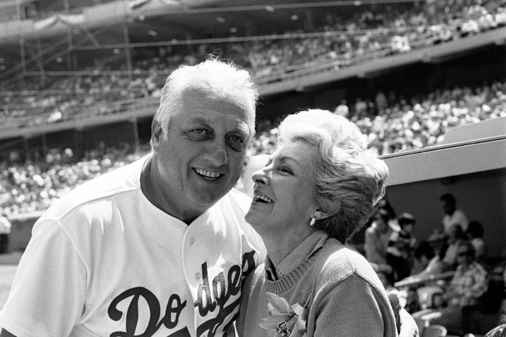 Tommy Lasorda Family With Daughter,Son and Wife Jo Lasorda 2021