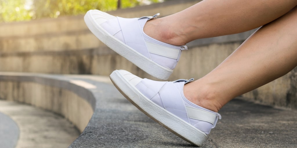 Summer Fashion Breathable Network Women Casual Shoes Slip-on DSFO 