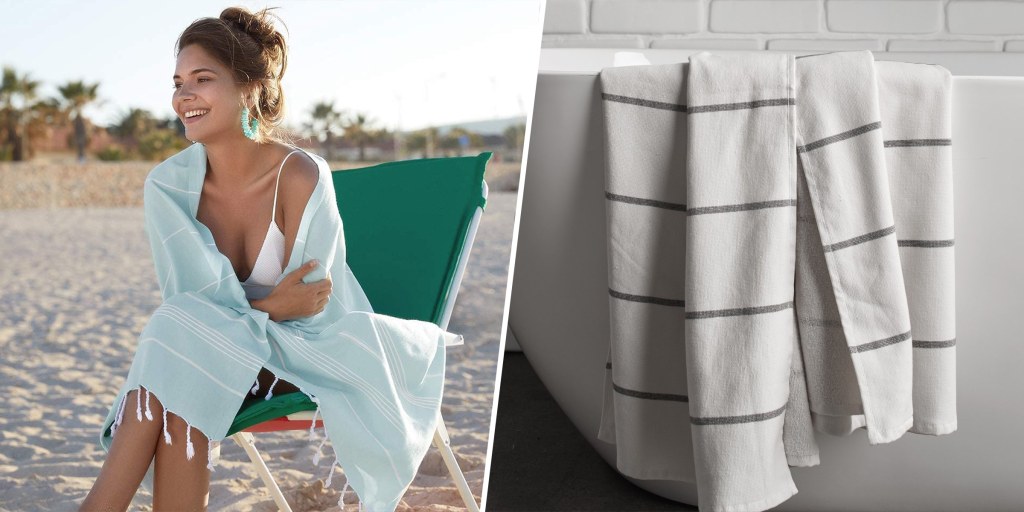 Gray Beach Bath Peshtemal Towel Details about   Rainbow Turkish Cotton Large Towel 
