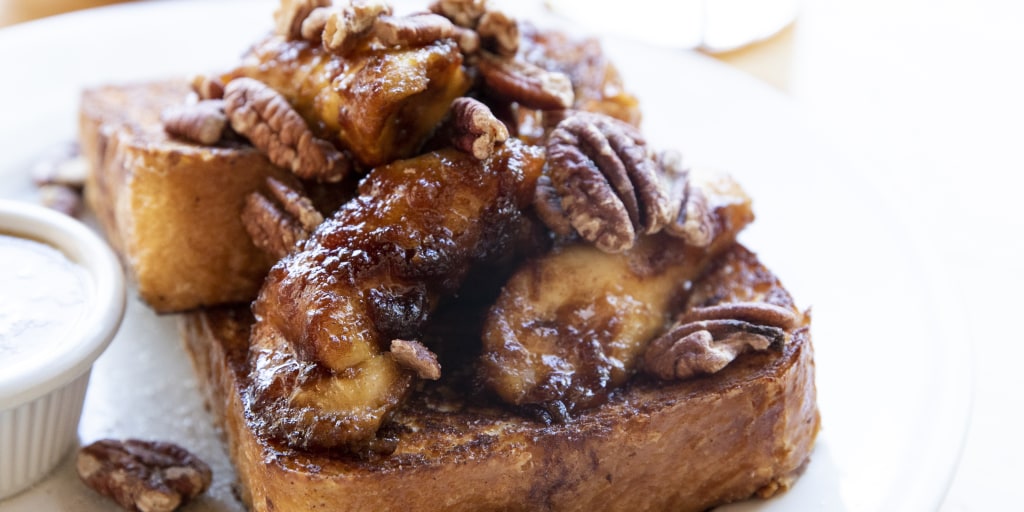Banana Pecan French Toast