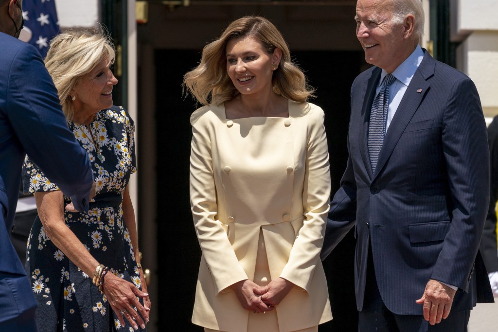 ukraine first lady dress Portrait of Bravery: Ukraine's First Lady, Olena Zelenska
