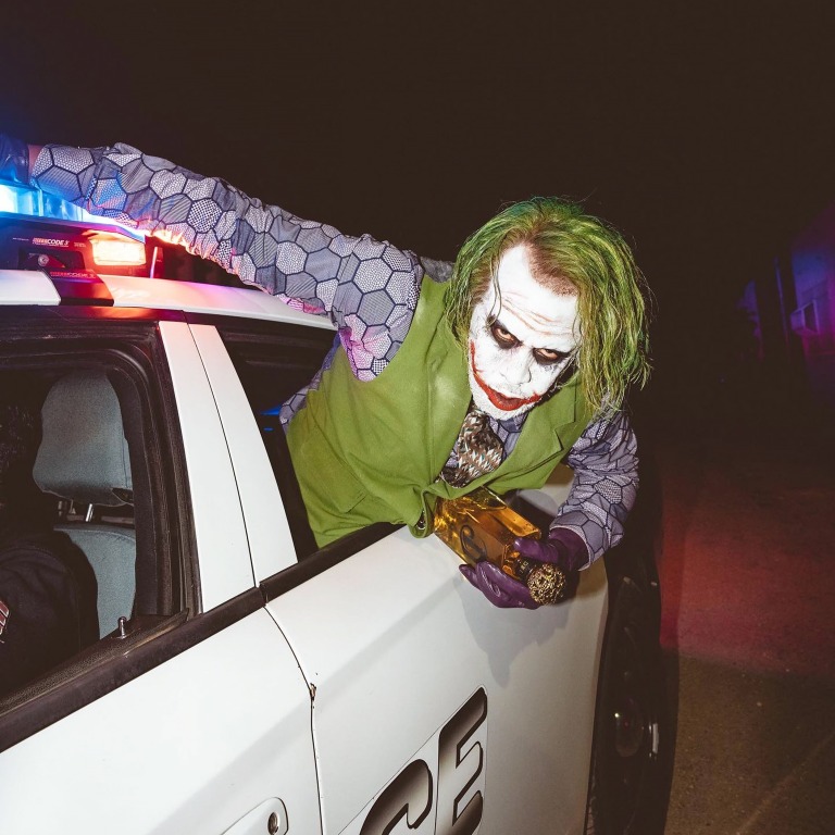 Diddy wins Halloween as Heath Ledger's' Dark Knight' Joker