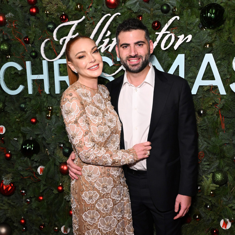 Lindsay Lohan reveals husband secretly proposed while filming for 'Falling  for Christmas'