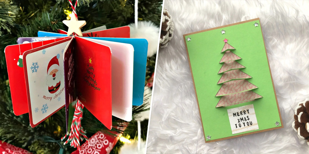 22 Christmas Card Ideas to DIY - Easy Homemade Christmas cards