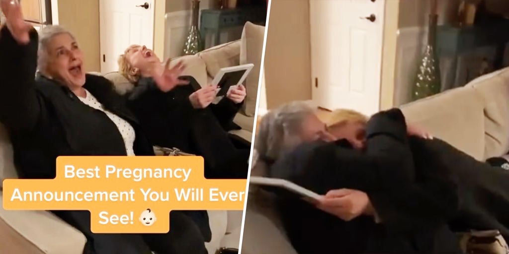 Grandmas React Hilariously To Pregnancy Announcement