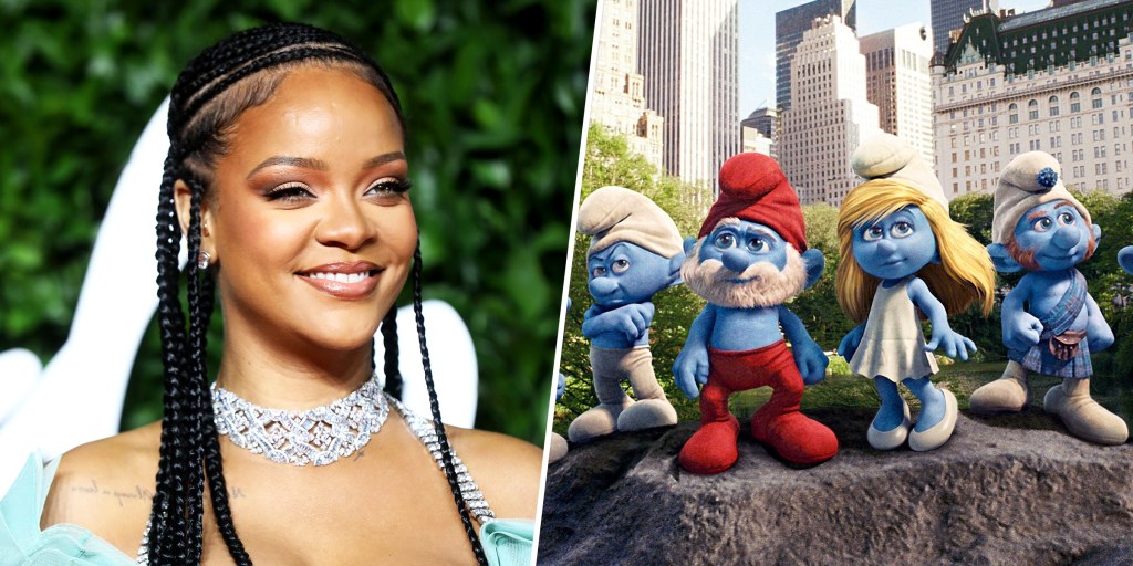 Rihanna Cast as Smurfette in Paramount's New Smurf Animated Movie