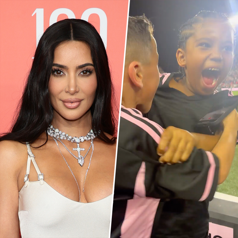 Kim Kardashian reveals how sons Saint & Psalm reacted to meeting Lionel  Messi & getting signed shirt from Inter Miami debutant