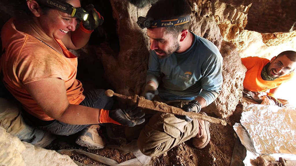 Ancient Roman swords discovered in Dead Sea cave