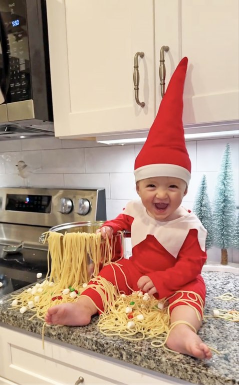 Elf on the shelf baby clearance costume