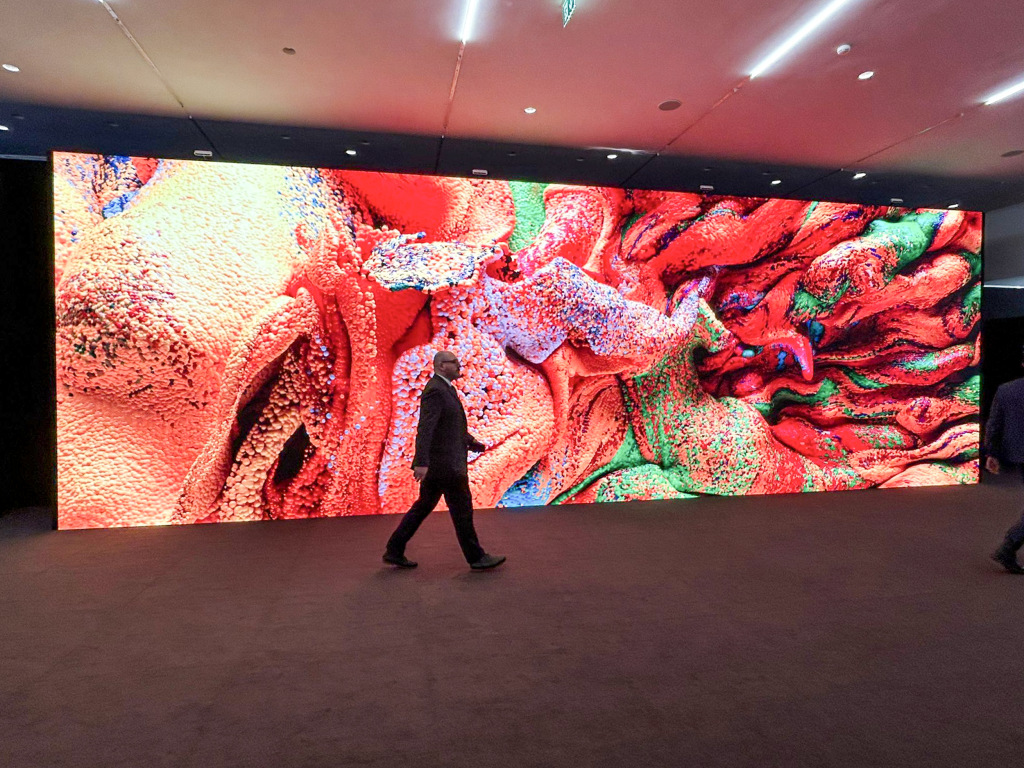 At Davos, an art installation looks to bring people closer to