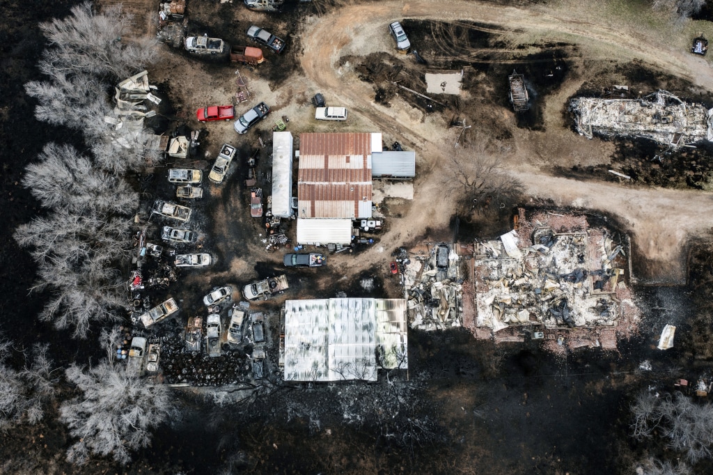 Sorting Through the Destruction From Several Wildfires, Texans