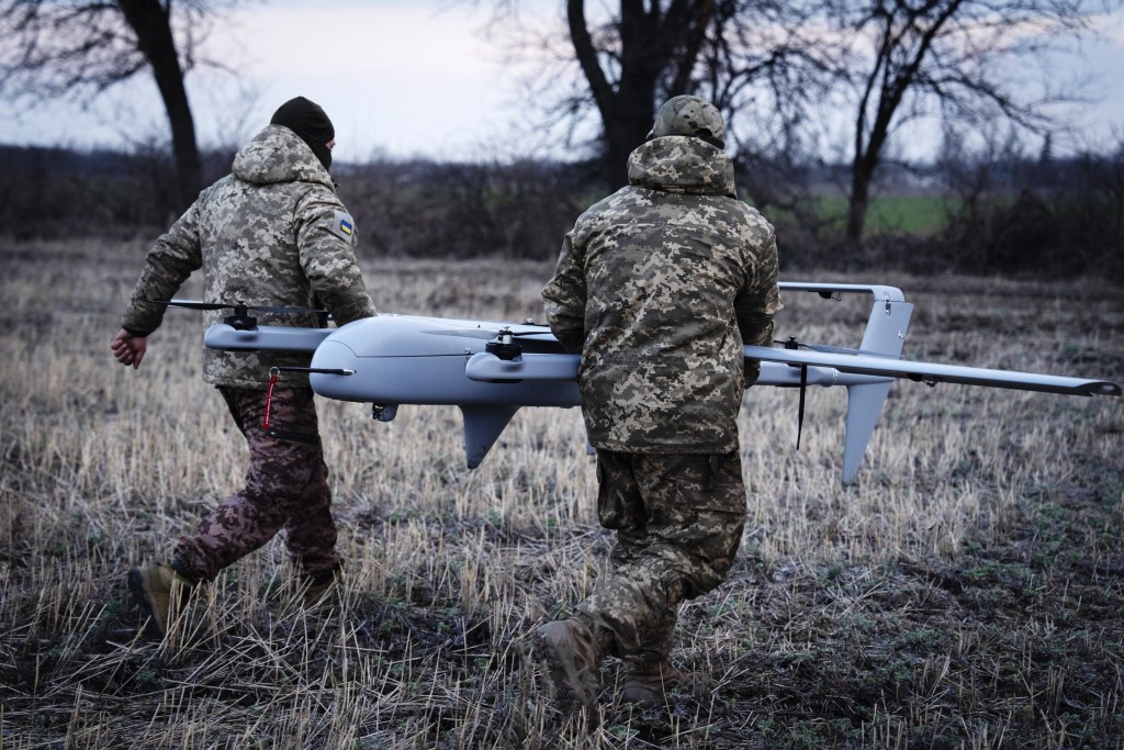 Ukraine carries out aerial assaults in Russia dropping combat robots from drones